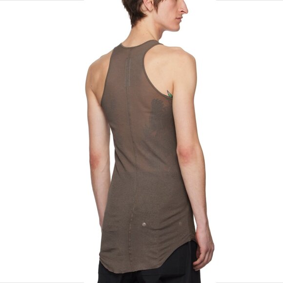 Rick Owens larry Tank Top - Dust - Picture 2 of 9
